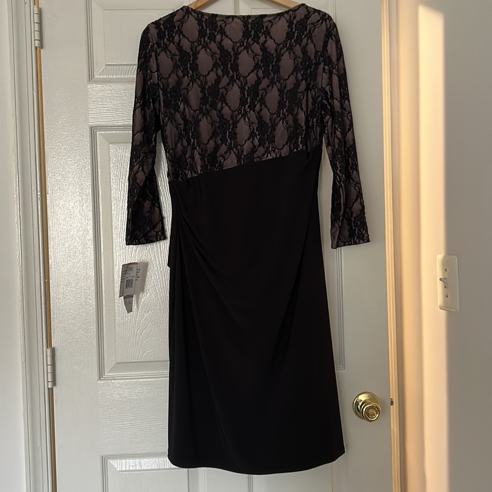 NWT Black Label by Evan Picone Lace Dress - Picture 7 of 9